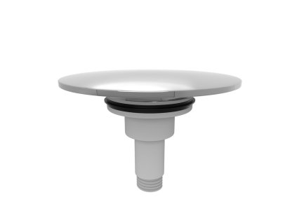 Zátka výpuste vaňovej súpravy, click-clack, chróm