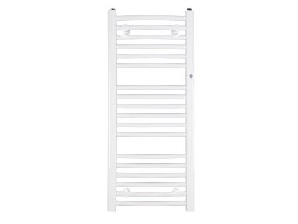 Kúpeľňový radiátor OMEGA R (Varianta Farba - Biela, Odporúčaná vykurovacia tyč - 300 W, Rozmer A - 40 cm, Rozmer C - 70 cm, Skutočný rozmer radiátora - 400 × 686 mm…)
