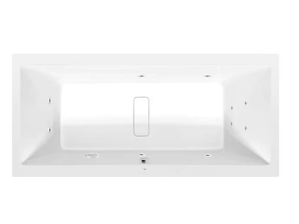 MARLENE hydromasážna vaňa, 190x90x48cm, Active Hydro, chróm