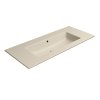 PURA keramické umývadlo Slim 102x46cm, bez otvoru, creta mat