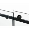 Sprchové dvere BELVER BLACK (Varianta Farba rámu - Čierna, Rozmer A - 120 cm, Smer zatvárania - Univerzálna Ľavé / Pravé, Výplň - Číre bezpečnostné sklo - 8 mm)