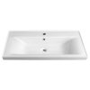 SAVA 90 keramické umývadlo nábytkové 90x46cm, biela