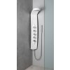 MOLA rohový sprchový panel s termostatickou batériou 210x1300mm, bielá