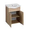 KERAMIA FRESH umývadlová skrinka 51,1x74x34cm, dub platin