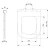 BELLO WC sedátko,SLIM Soft Close, biela