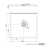 FLEXIA sprchová vanička z liateho mramoru s možnosťou úpravy rozmeru 100x90cm