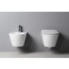 AVVA bidet závesný 35,5x53cm, biela
