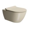 PURA závesná WC misa, Swirlflush, 36x55cm, creta dual-mat