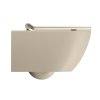 PURA závesná WC misa, Swirlflush, 36x55cm, creta dual-mat