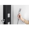 SPIRIT SQUARE sprchový panel s termostatickou batériou 250x1550mm, čierna
