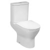 DARIO RIMLESS WC kombi misa s nádržkou, spodný/zadný odpad, biela