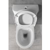 DARIO RIMLESS WC kombi misa s nádržkou, spodný/zadný odpad, biela