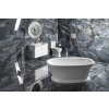 VELIA voľne stojaca vaňa liaty mramor 167x83x62,5cm, biela