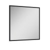frame zrkadlo v rame 80x80cm lotosan cierna LN7582 650x650