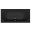 LEVANA obdĺžniková vaňa 170x80x39cm, čierna mat