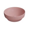 PURA keramické umývadlo na dosku, piemer 40cm, blush mat