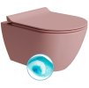 PURA závesná WC misa, Swirlflush, 36x50cm, blush dual-mat