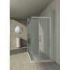 Obdĺžnikový sprchovací kút ROMA (Varianta Farba rámu - Hliník leštený, Rozmer A - 120 cm, Rozmer B - 80 cm, Rozmer C - 190 cm, Smer zatvárania - Univerzálna Ľavé / Pravé…)