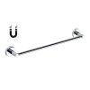 Držiak uterákov magnetický, chróm (Varianta Farba - Chróm, Rozmer A - 26 cm)