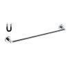 Držiak uterákov magnetický, chróm (Varianta Farba - Chróm, Rozmer A - 26 cm)