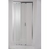 3-dielne sprchové dvere do niky MELIDE (Varianta Farba rámu - Chróm/Leštený hliník (ALU), Rozmer A - 90 cm, Smer zatvárania - Univerzálna Ľavé / Pravé, Výplň - Číre…)