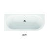 Asymetrická vaňa AVITA (Varianta Nožičky k vani - Bez nožičiek, Rozmer vane - 150 × 75 cm, Spôsob prevedenia - Ľavé)