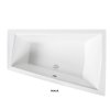 Asymetrická vaňa INTIMA DUO SLIM (Varianta Nožičky k vani - Bez nožičiek, Rozmer vane - 170 × 125 cm, Spôsob prevedenia - Ľavé)