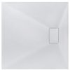 Štvorcová sprchová vanička VEXO - biela (Varianta Farba - Biela, Nožičky k vani - Bez nožičiek, Rozmer A - 80 cm, Rozmer B - 80 cm)