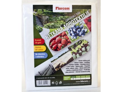 agrotextilie bílá