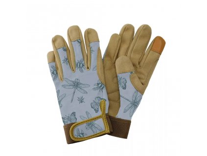 70105271 Premium Comfort Gloves Flutter Bugs Blue