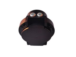 Plastový ventil s kontakty černý