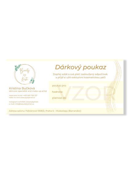 poukaz vzor