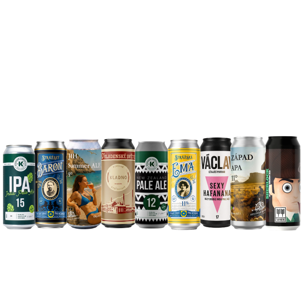 Grilovací BeerDrop s devíti pivy a grilovaným steakem