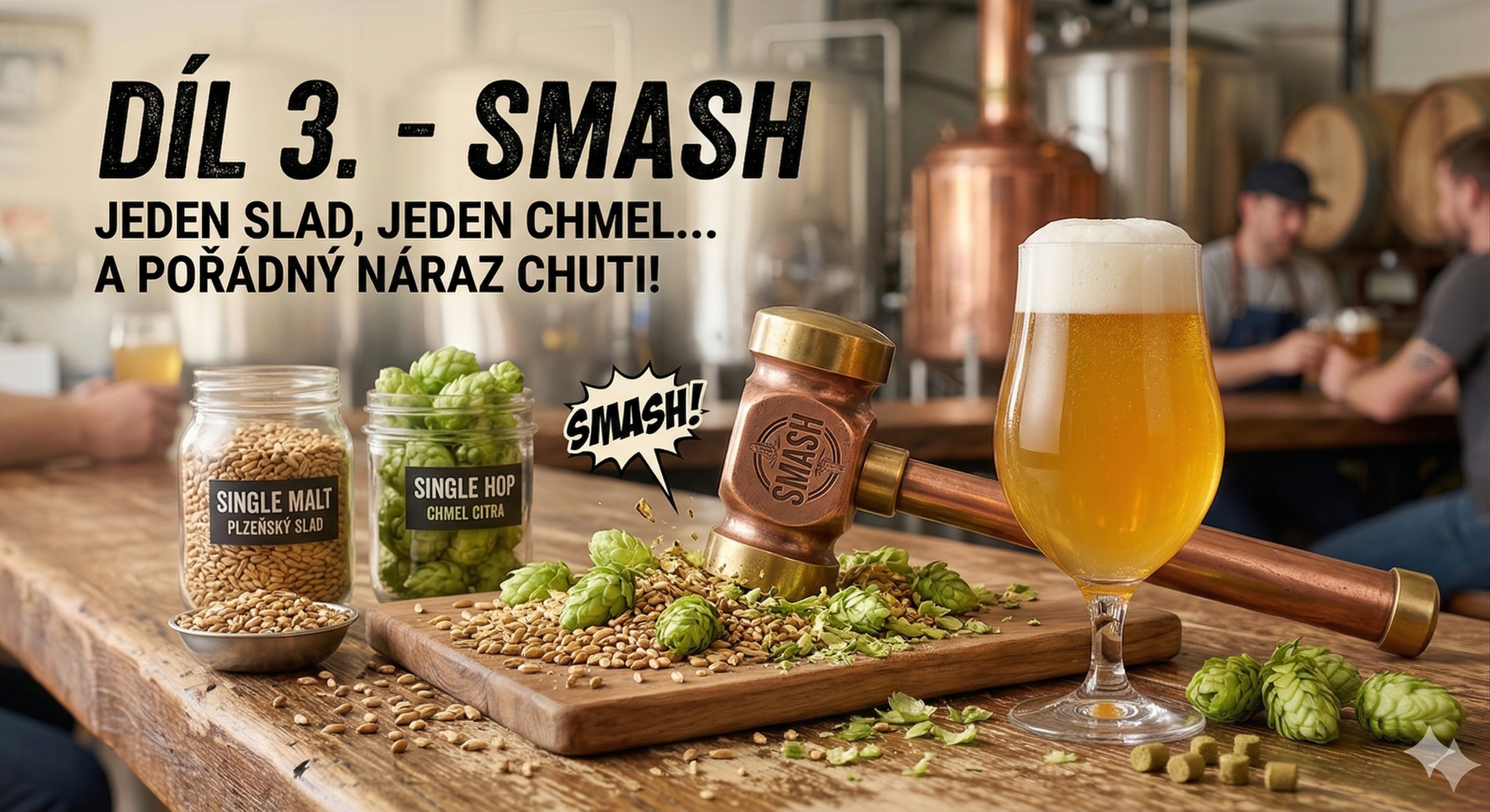 SMASH pivo ilustrační fotka