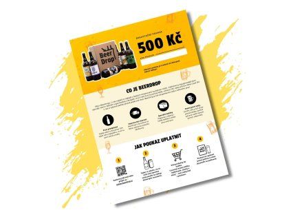 BeerDrop Degustační poukaz - 500 Kč