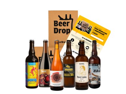 BeerDrop DÁRKOVÝ VOUCHER  - Pivní Předplatné na 3 měsíce