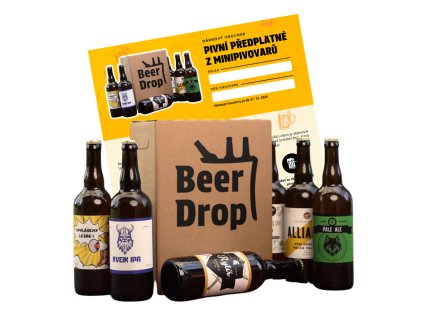 BeerDrop DÁRKOVÝ VOUCHER - Pivní Ochutnávka na 1  měsíc