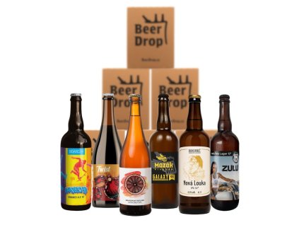 BeerDrop Dárkové Pivní Předplatné z Minipivovarů na 6 měsíců