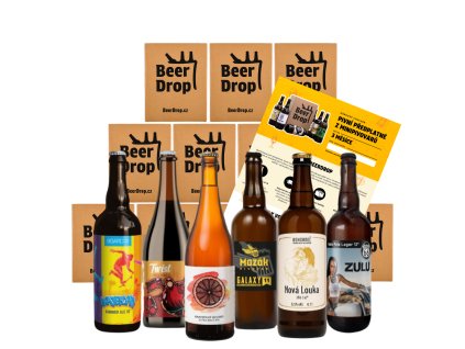 BeerDrop DÁRKOVÝ VOUCHER - Pivní Předplatné na 12 měsíců