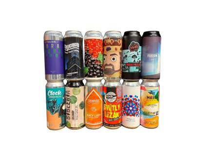 BeerPeak set selection of beer styles from Czech microbreweries 12x0,5l