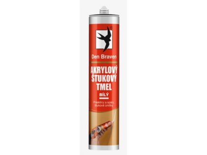 Akrylový štukový tmel Den Braven - bílý