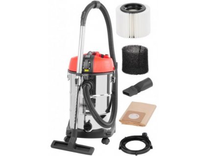 Vysavač Strend Pro K 612D3300, 30 lit, 1300 W, HEPA filtr, průmyslový, funkce oklep
