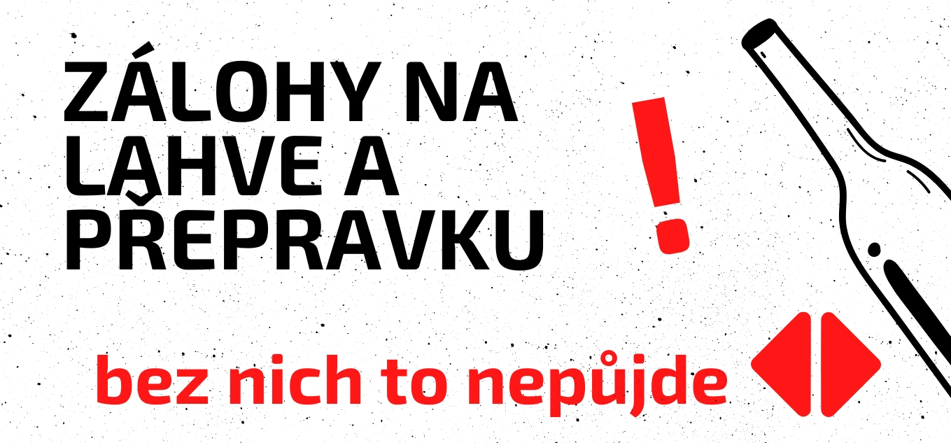 Záloha na lahve a přepravku