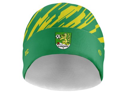 čepice zeleno žlutá