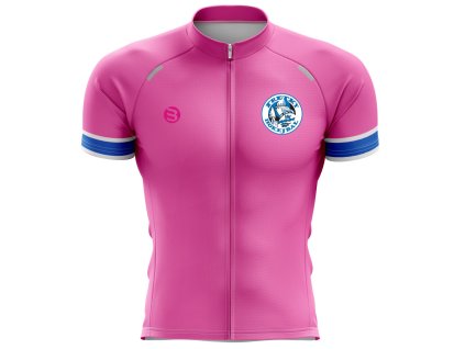 Cyklistický dres zadní díl (růžová)