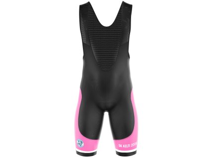 Cyklistický dres přední díl (růžová)