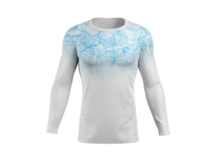 Functional Top White Blue