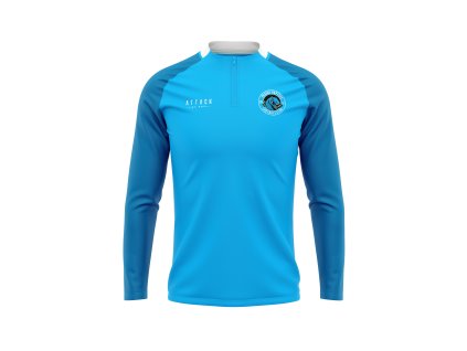 SWEATSHIRT WITH ZIP BLUE