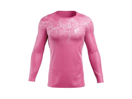 Functional Top Pink White