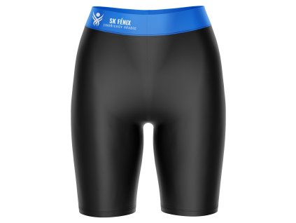 Aerobik Team Lena NARIBA KK krátké legíny se zvýšeným pasem (tmavě modrá + žlutá) (1)